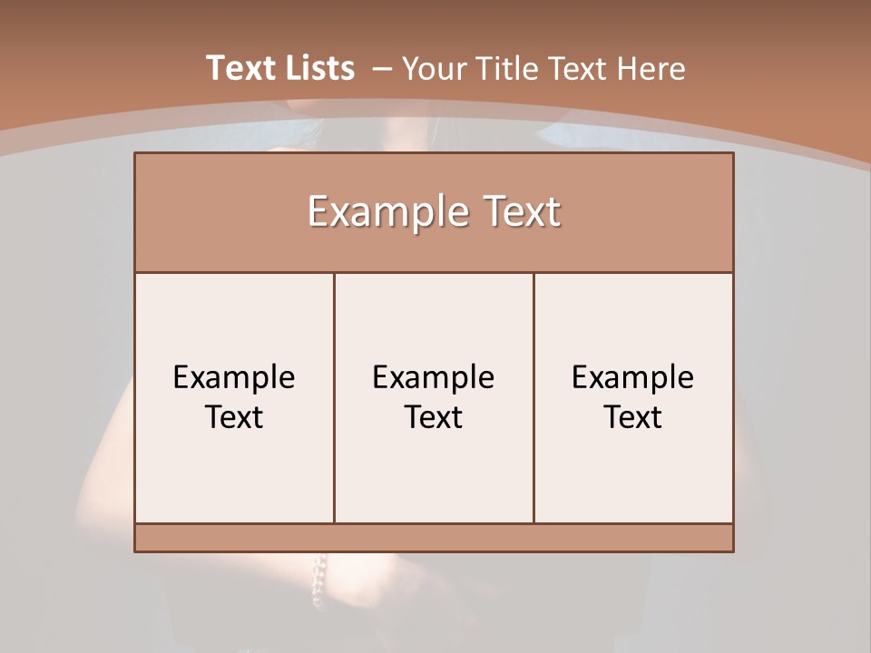Beauty Chair Erotic PowerPoint Template