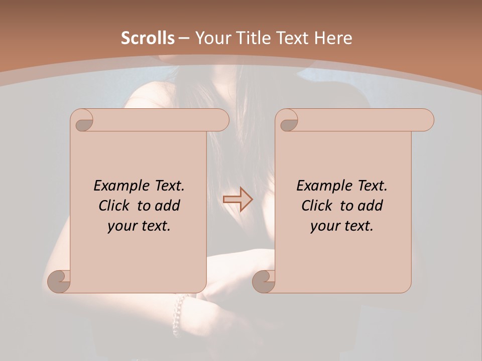 Beauty Chair Erotic PowerPoint Template