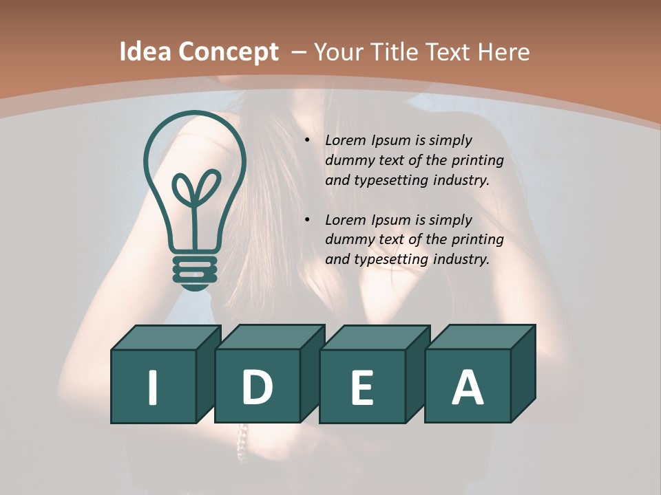 Beauty Chair Erotic PowerPoint Template