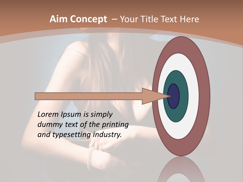 Beauty Chair Erotic PowerPoint Template