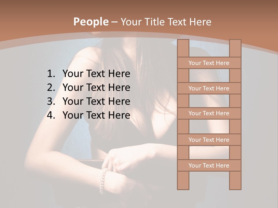 Beauty Chair Erotic PowerPoint Template