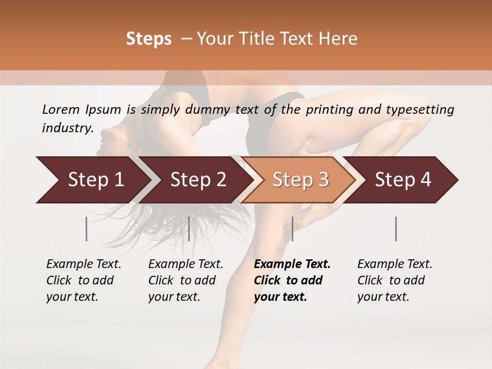 Dancer Color Modern PowerPoint Template