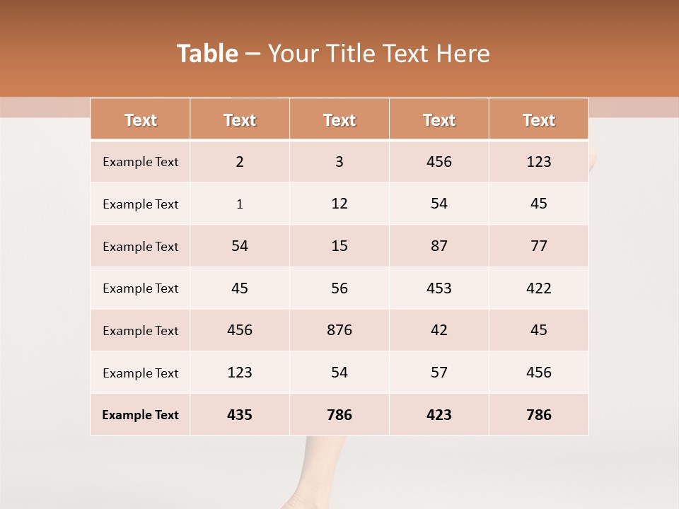 Dancer Color Modern PowerPoint Template