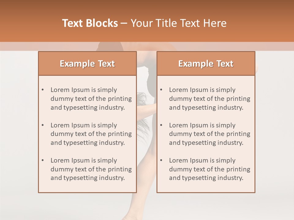 Dancer Color Modern PowerPoint Template