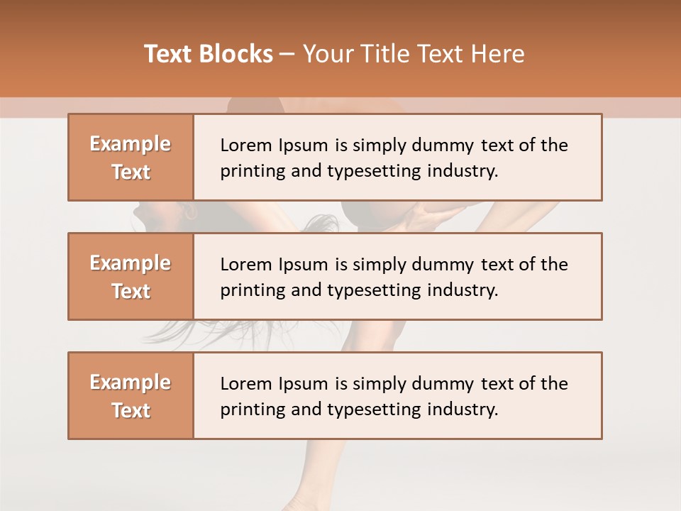 Dancer Color Modern PowerPoint Template