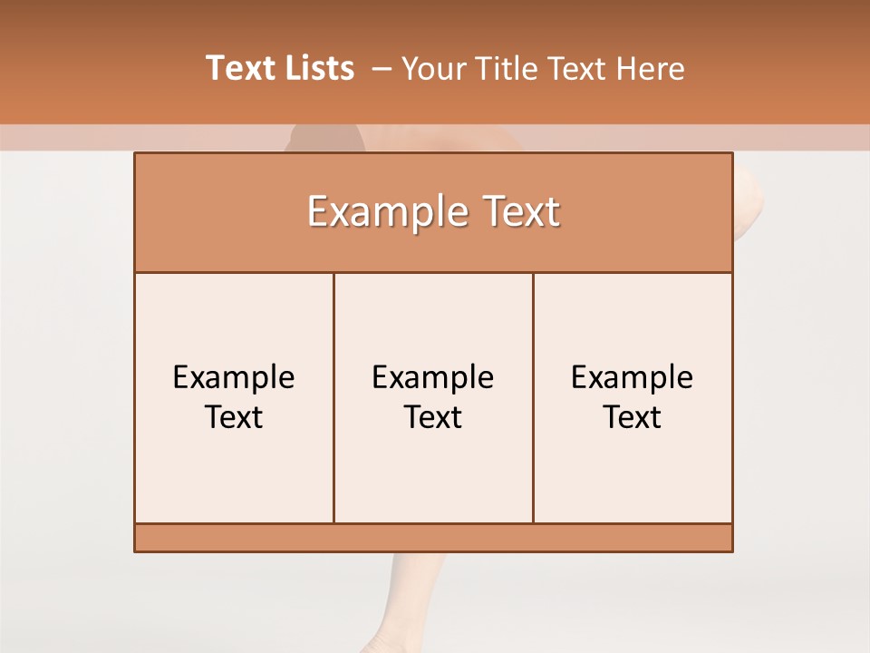 Dancer Color Modern PowerPoint Template