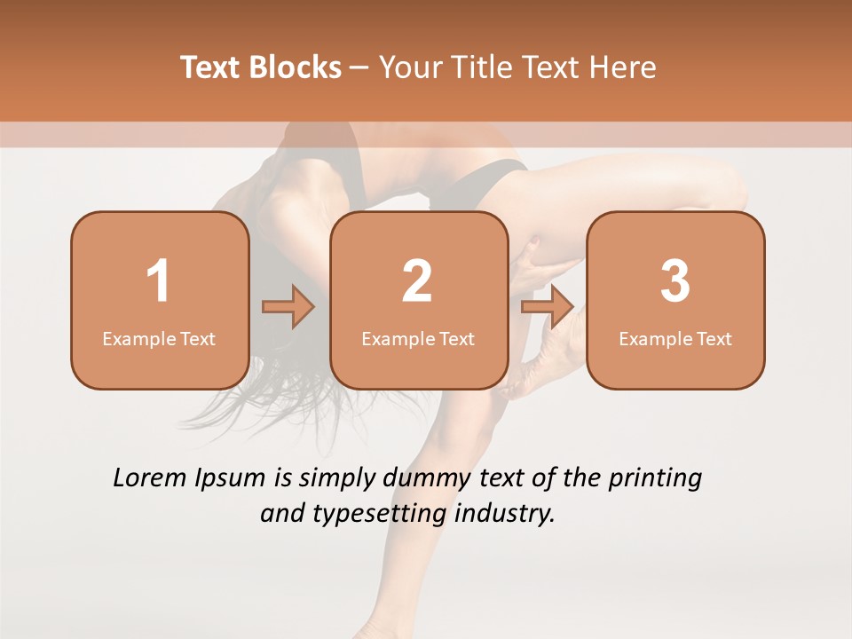 Dancer Color Modern PowerPoint Template