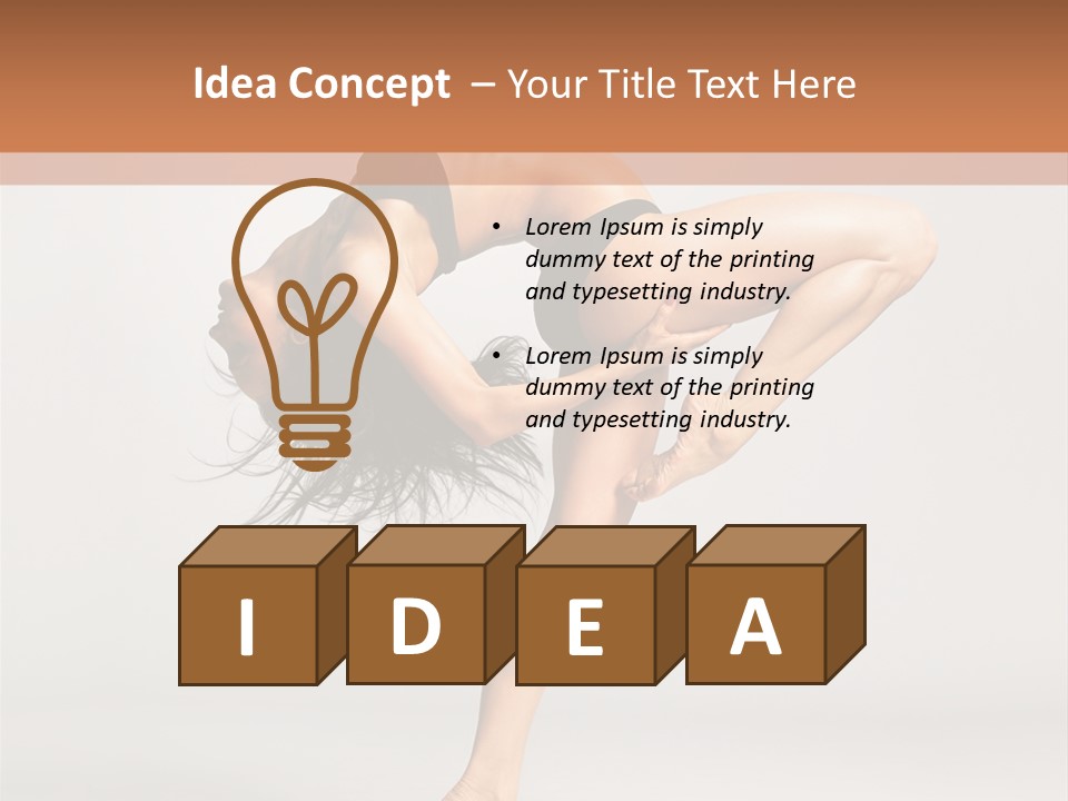Dancer Color Modern PowerPoint Template