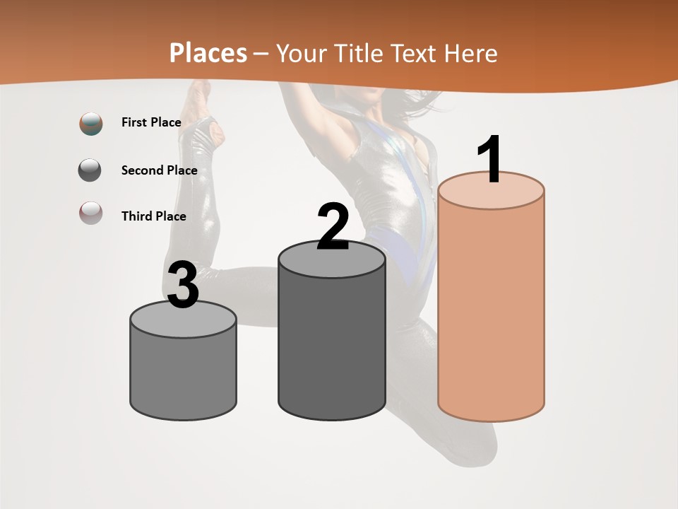 Stretching Fitness Action PowerPoint Template