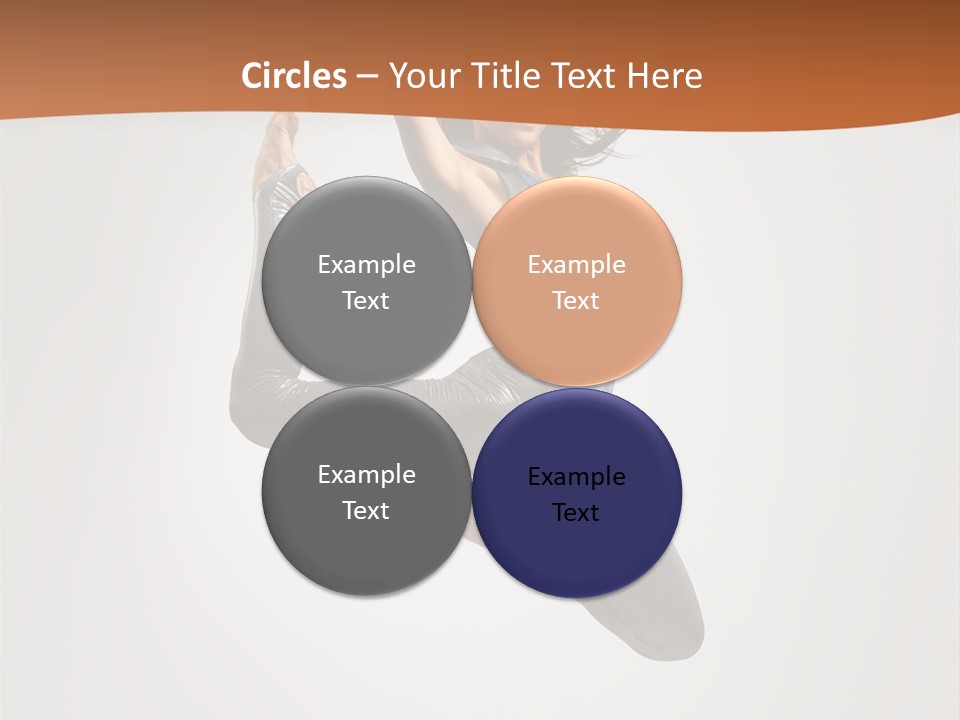 Stretching Fitness Action PowerPoint Template