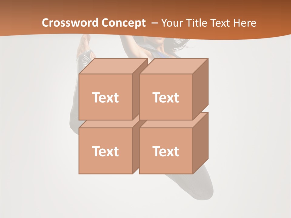 Stretching Fitness Action PowerPoint Template