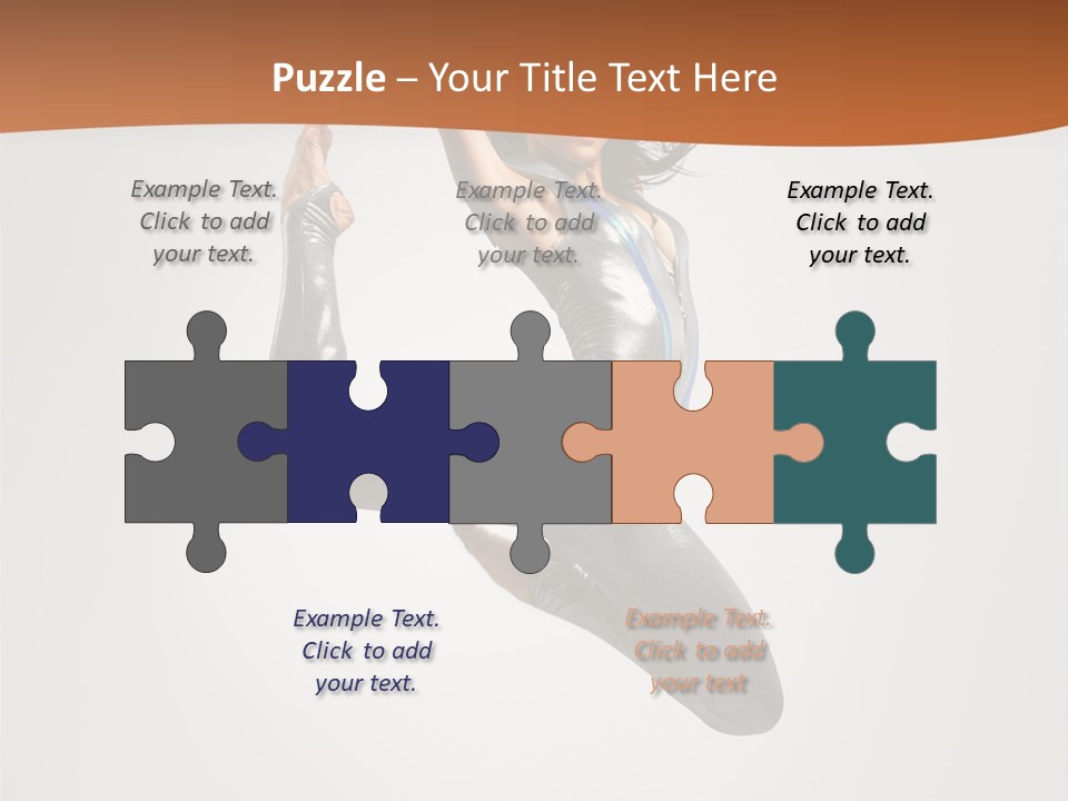 Stretching Fitness Action PowerPoint Template