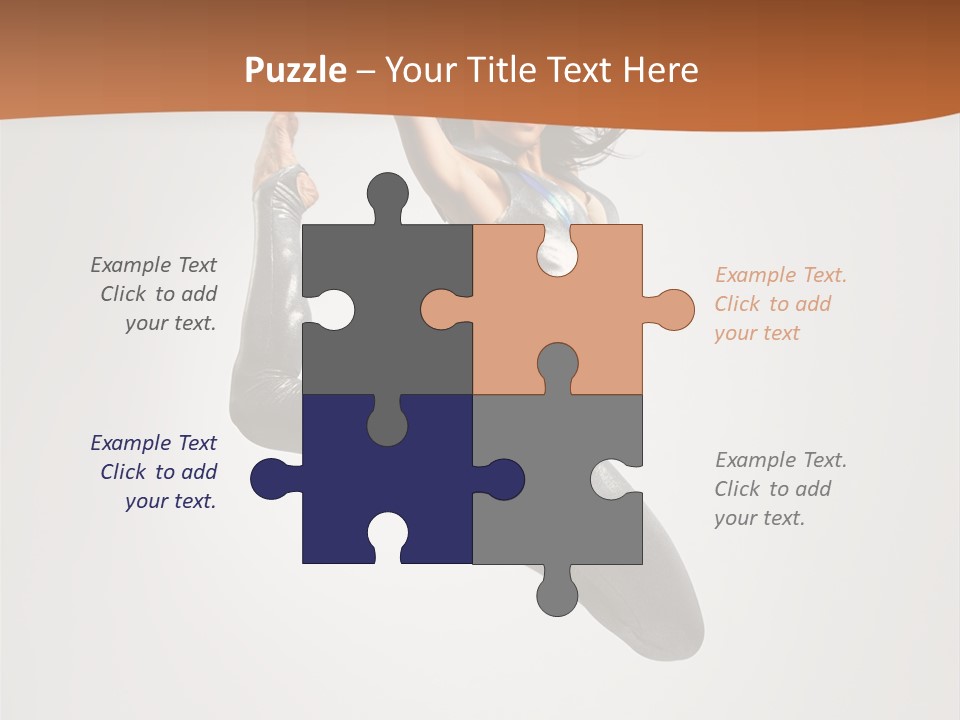 Stretching Fitness Action PowerPoint Template