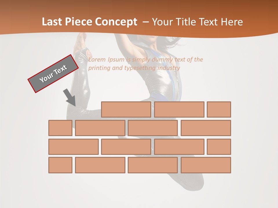 Stretching Fitness Action PowerPoint Template