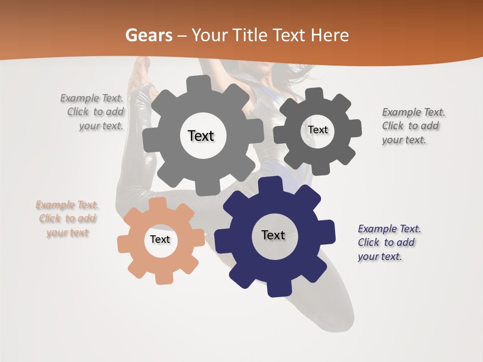 Stretching Fitness Action PowerPoint Template