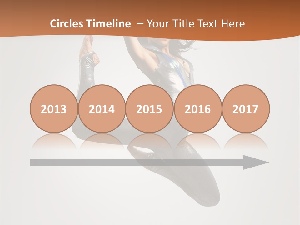 Stretching Fitness Action PowerPoint Template