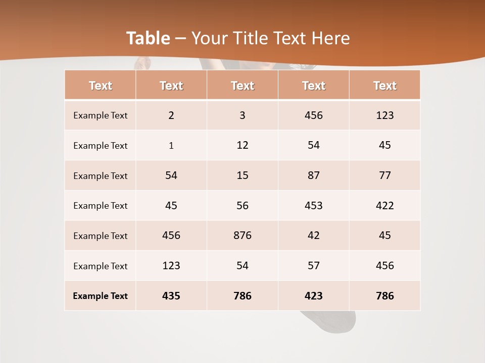 Stretching Fitness Action PowerPoint Template