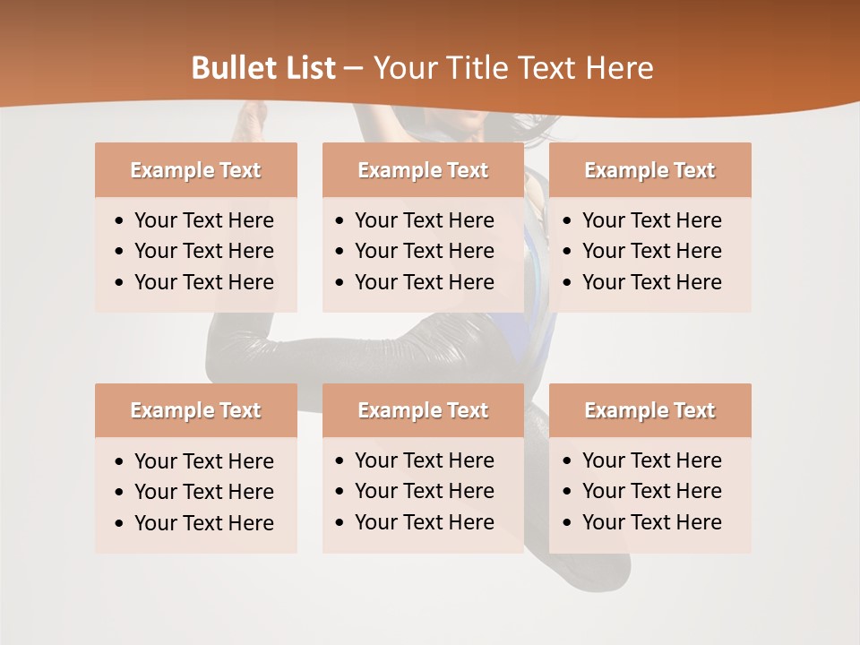 Stretching Fitness Action PowerPoint Template