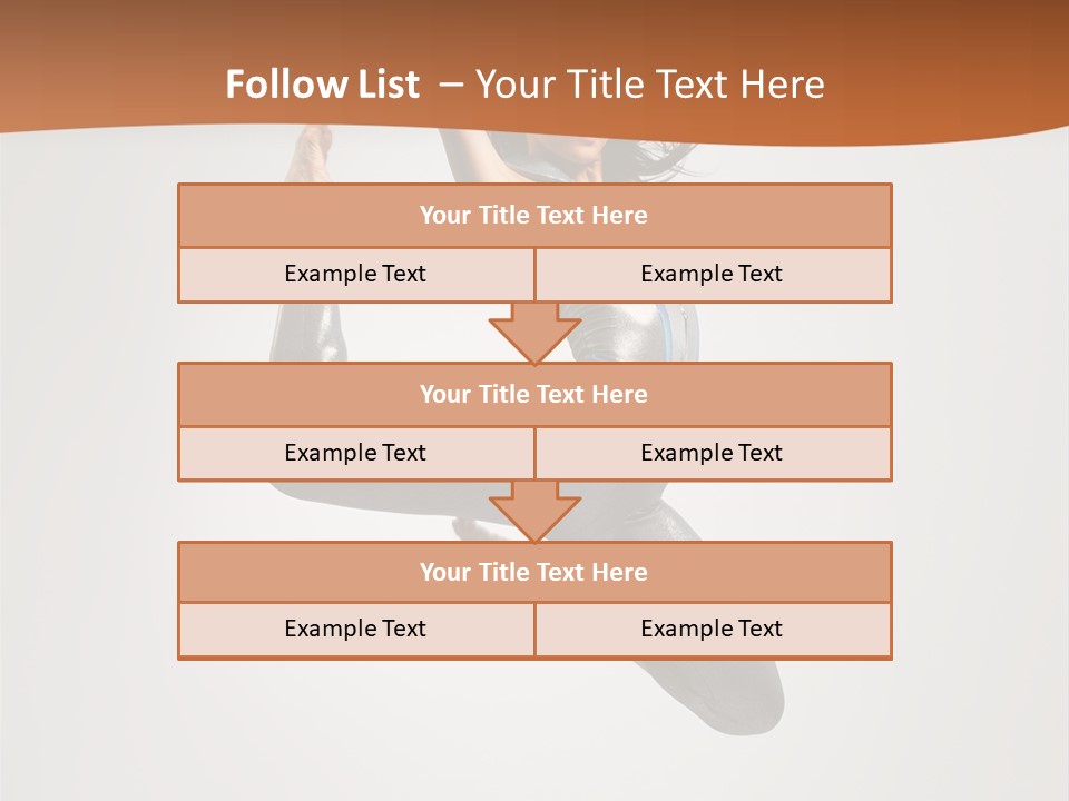 Stretching Fitness Action PowerPoint Template