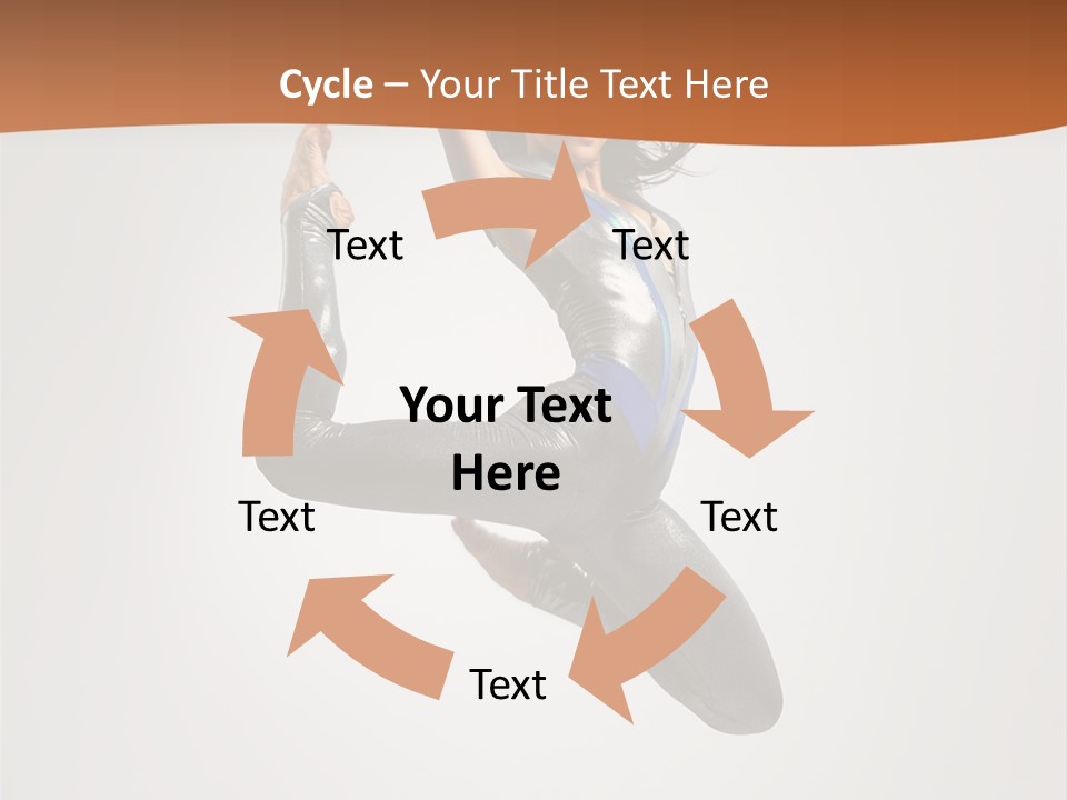 Stretching Fitness Action PowerPoint Template