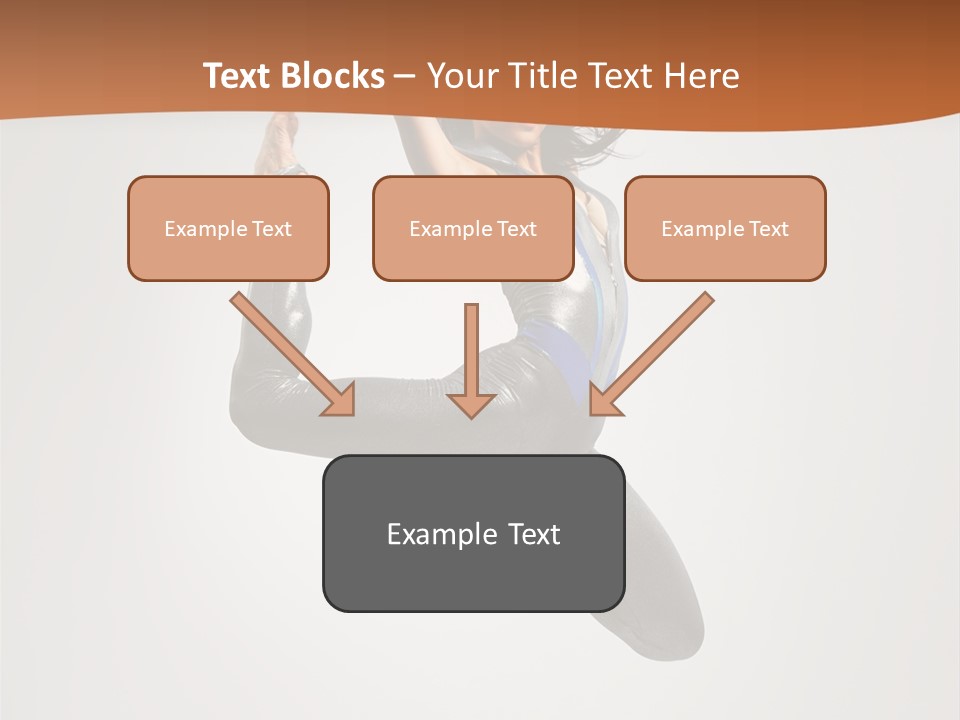 Stretching Fitness Action PowerPoint Template