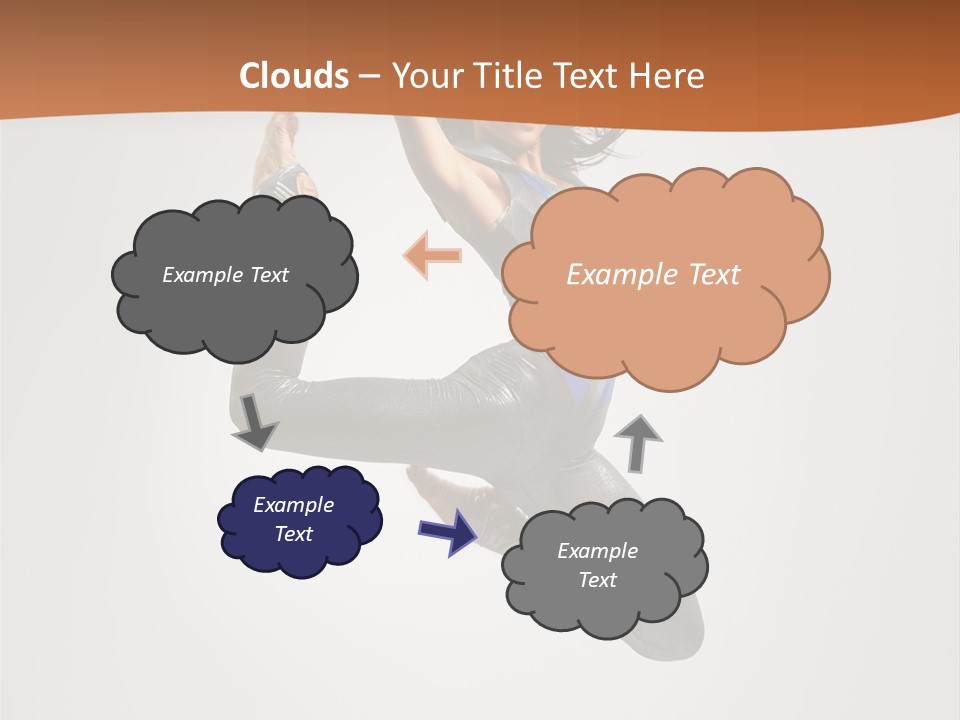 Stretching Fitness Action PowerPoint Template