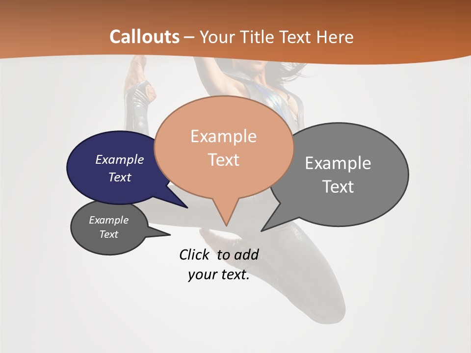 Stretching Fitness Action PowerPoint Template