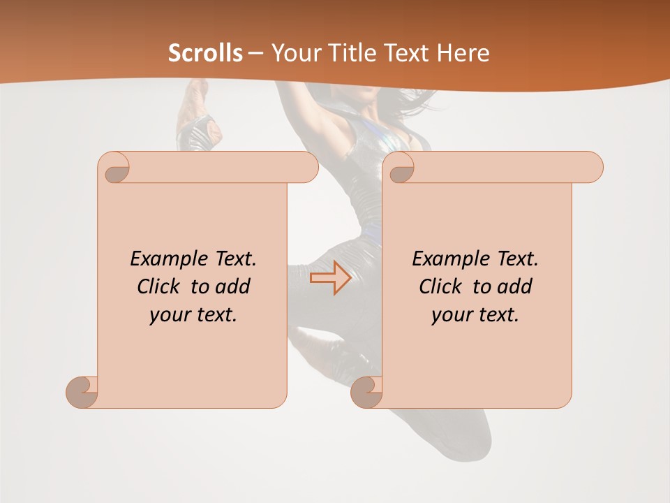 Stretching Fitness Action PowerPoint Template