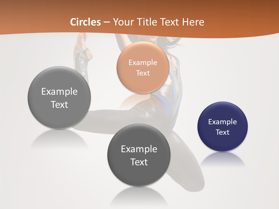 Stretching Fitness Action PowerPoint Template