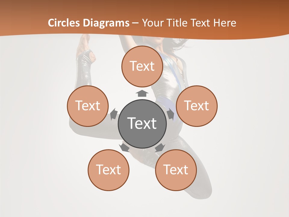 Stretching Fitness Action PowerPoint Template