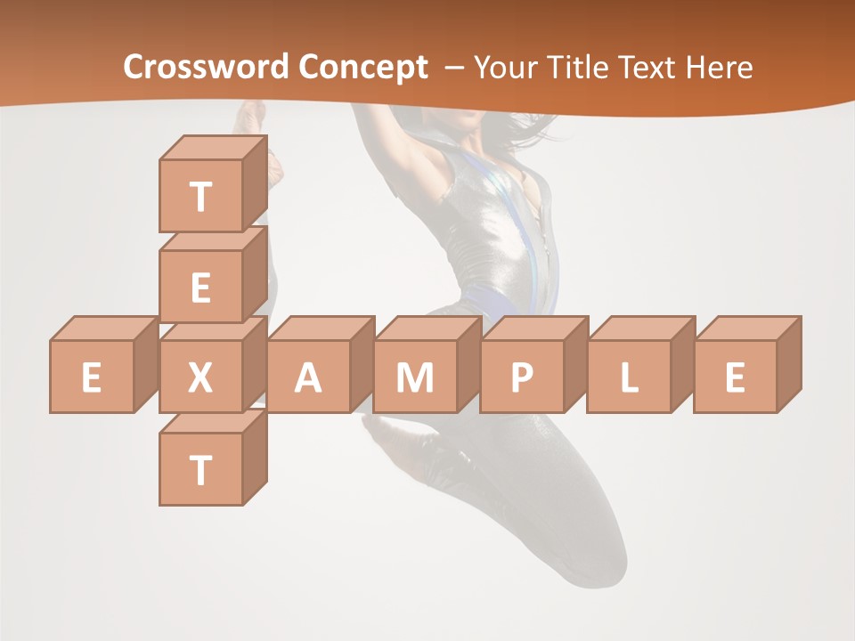 Stretching Fitness Action PowerPoint Template