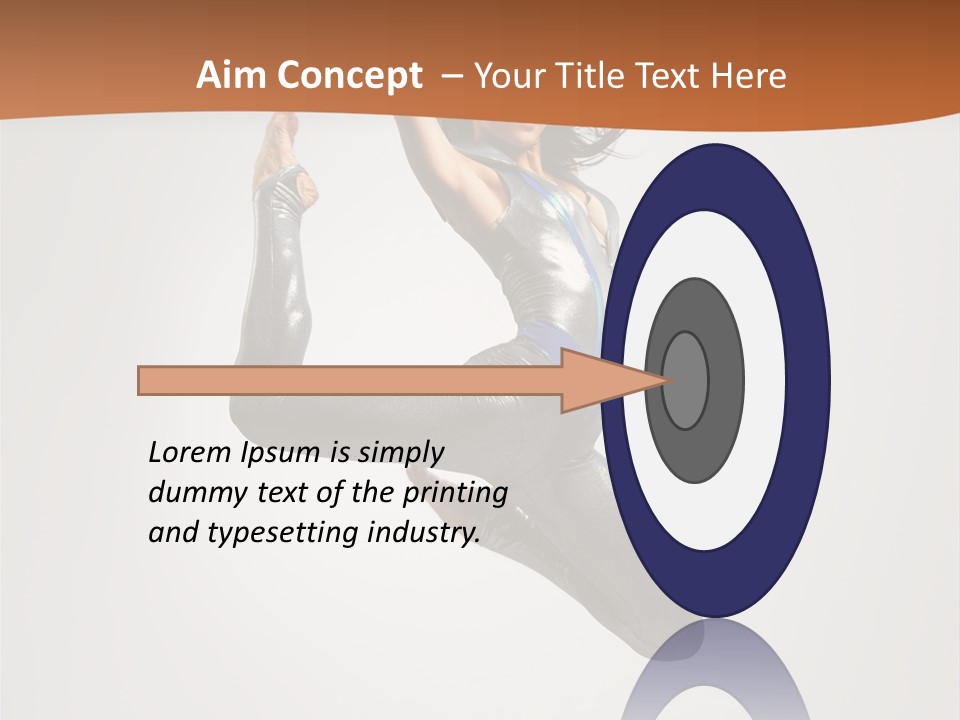 Stretching Fitness Action PowerPoint Template