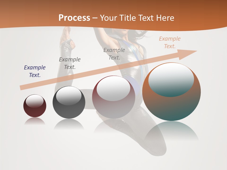 Stretching Fitness Action PowerPoint Template