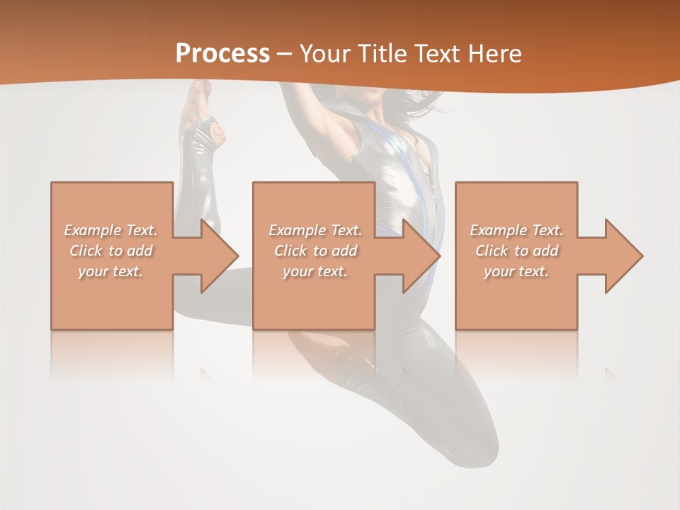 Stretching Fitness Action PowerPoint Template