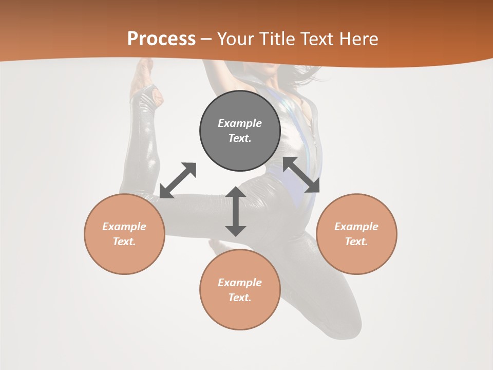 Stretching Fitness Action PowerPoint Template