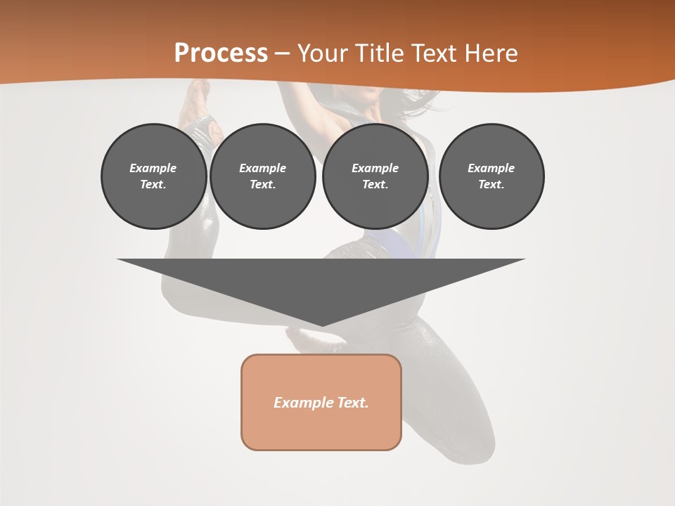 Stretching Fitness Action PowerPoint Template