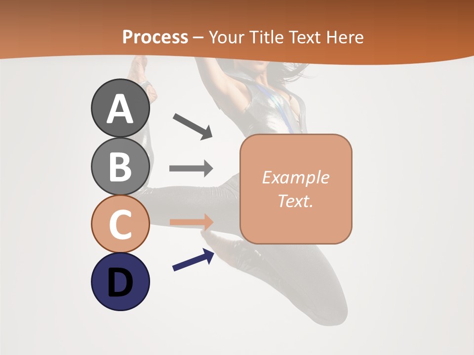 Stretching Fitness Action PowerPoint Template