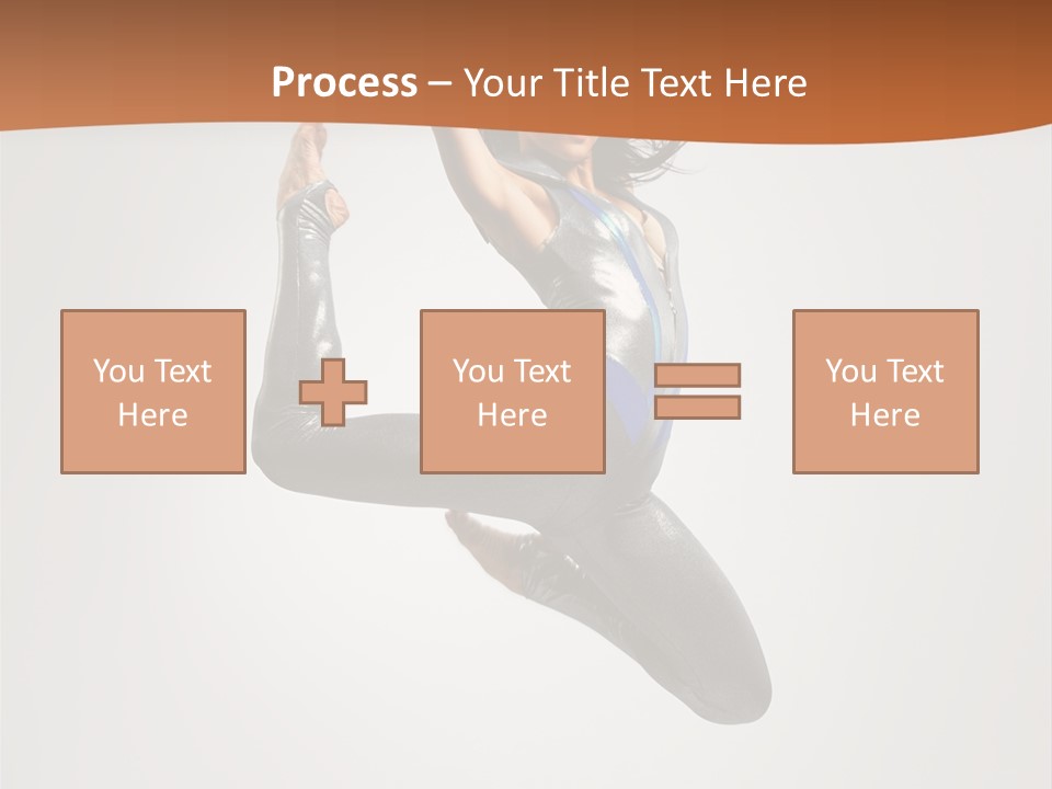 Stretching Fitness Action PowerPoint Template