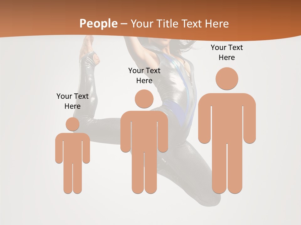 Stretching Fitness Action PowerPoint Template