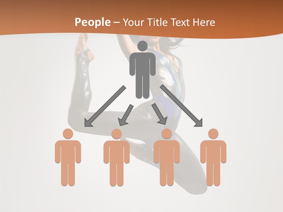 Stretching Fitness Action PowerPoint Template