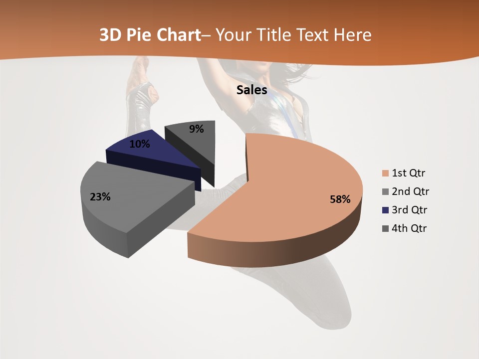Stretching Fitness Action PowerPoint Template