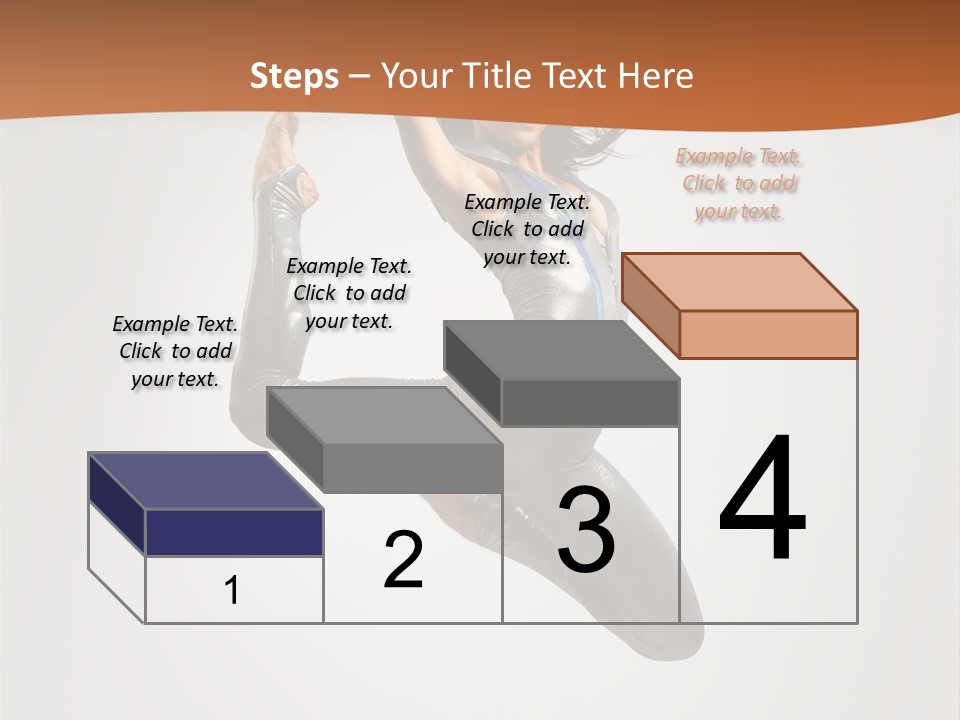 Stretching Fitness Action PowerPoint Template