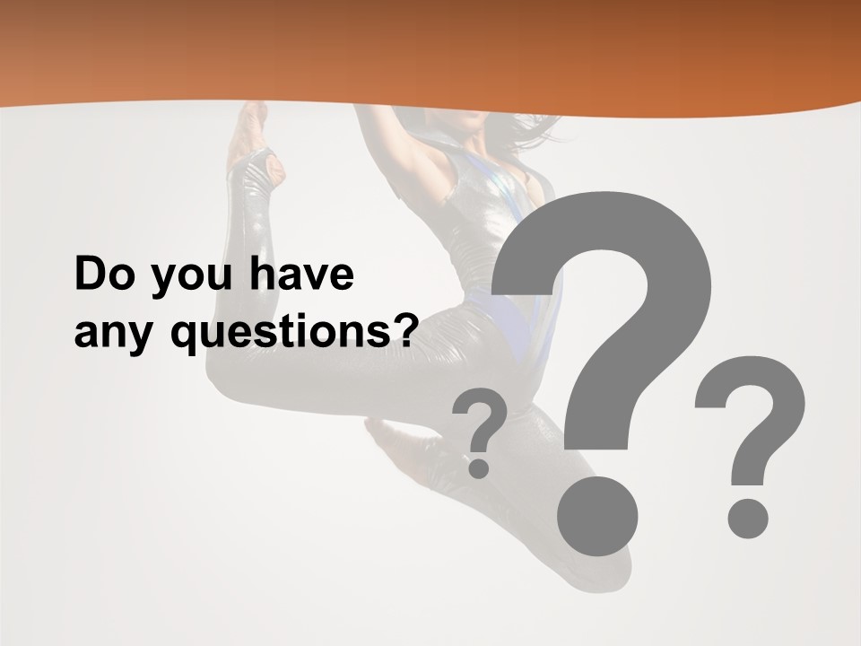 Stretching Fitness Action PowerPoint Template