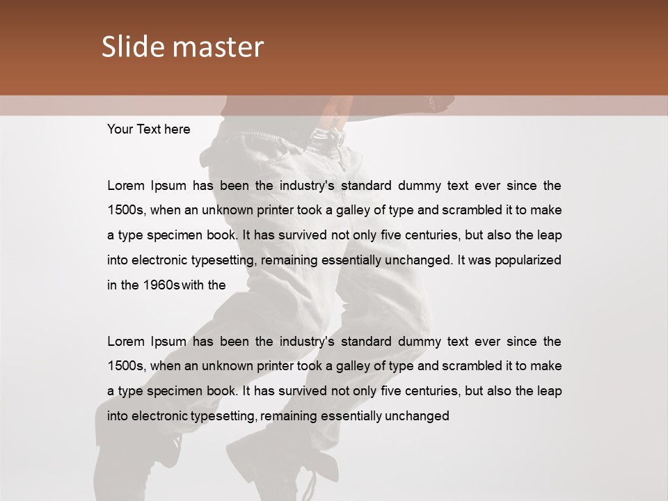 Human One Fashion PowerPoint Template