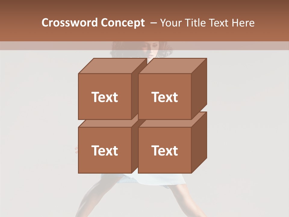 Cheerful Fly Performer PowerPoint Template