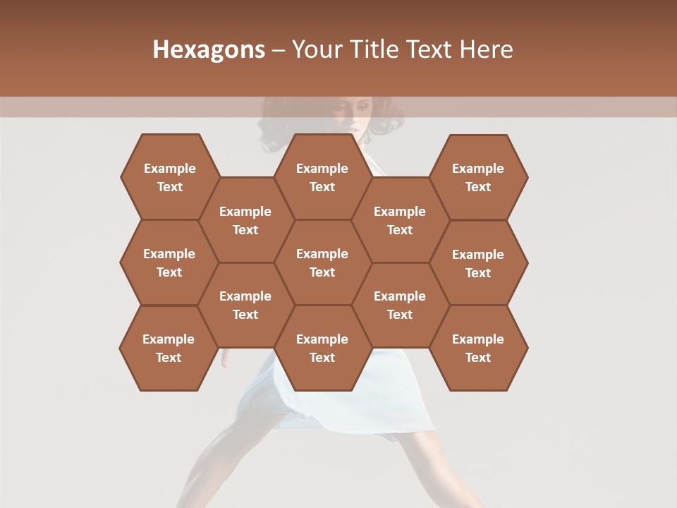 Cheerful Fly Performer PowerPoint Template