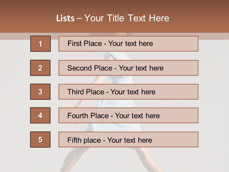 Cheerful Fly Performer PowerPoint Template
