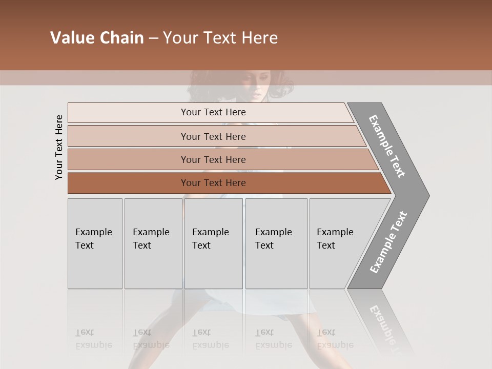 Cheerful Fly Performer PowerPoint Template