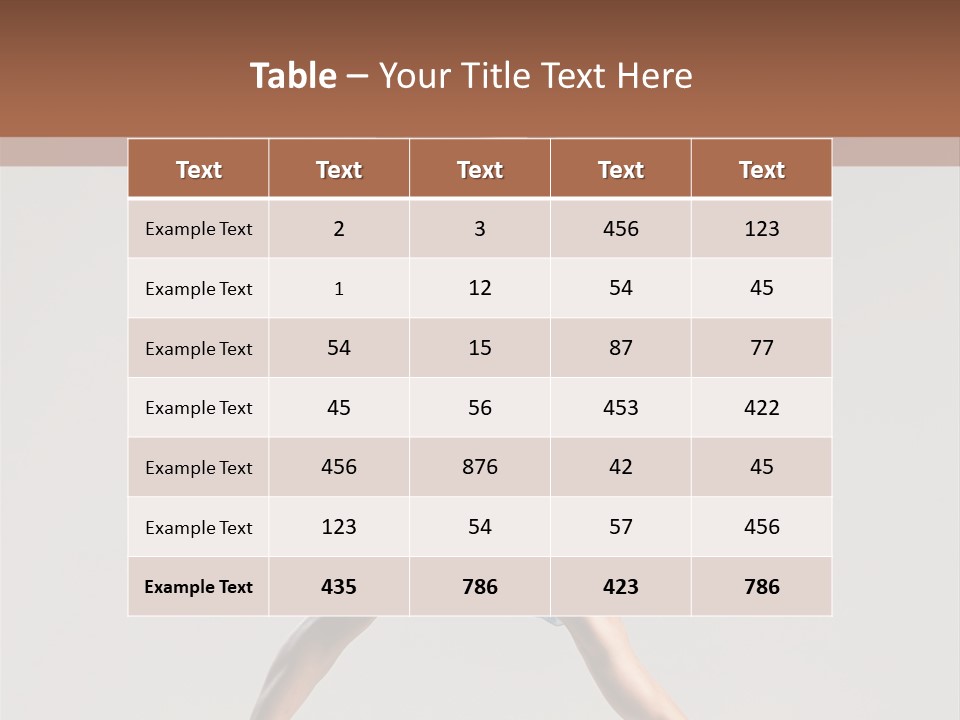 Cheerful Fly Performer PowerPoint Template