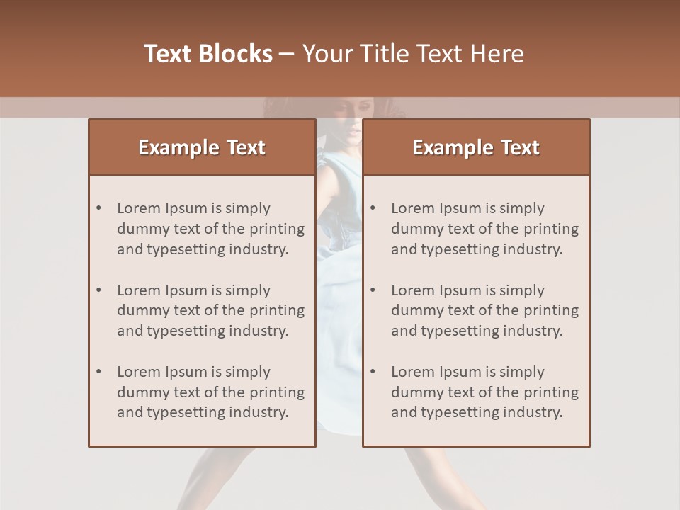 Cheerful Fly Performer PowerPoint Template